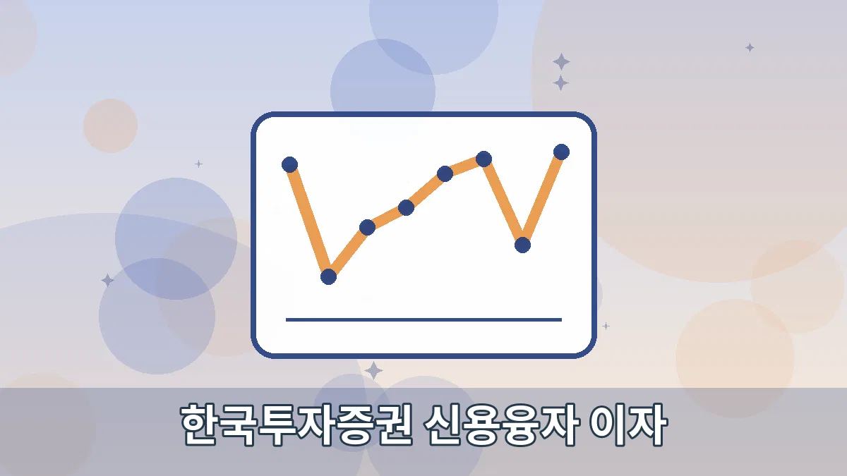 한국투자증권 신용융자 이자 안내 이미지 4