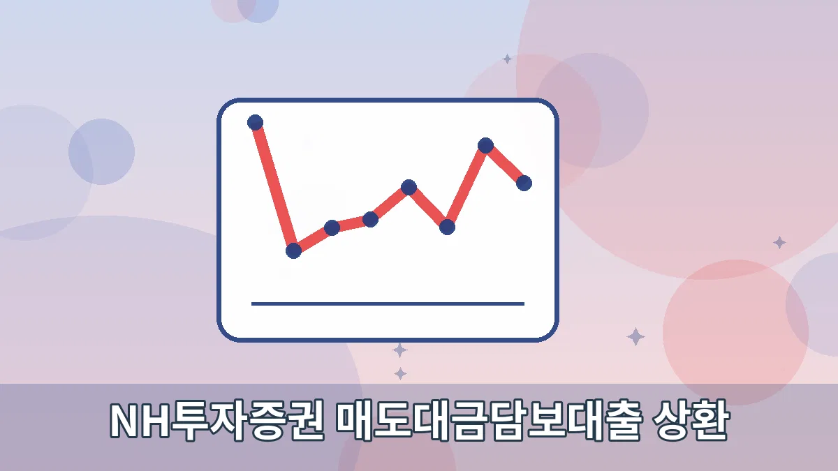 NH투자증권 매도대금담보대출 상환 안내 이미지 3
