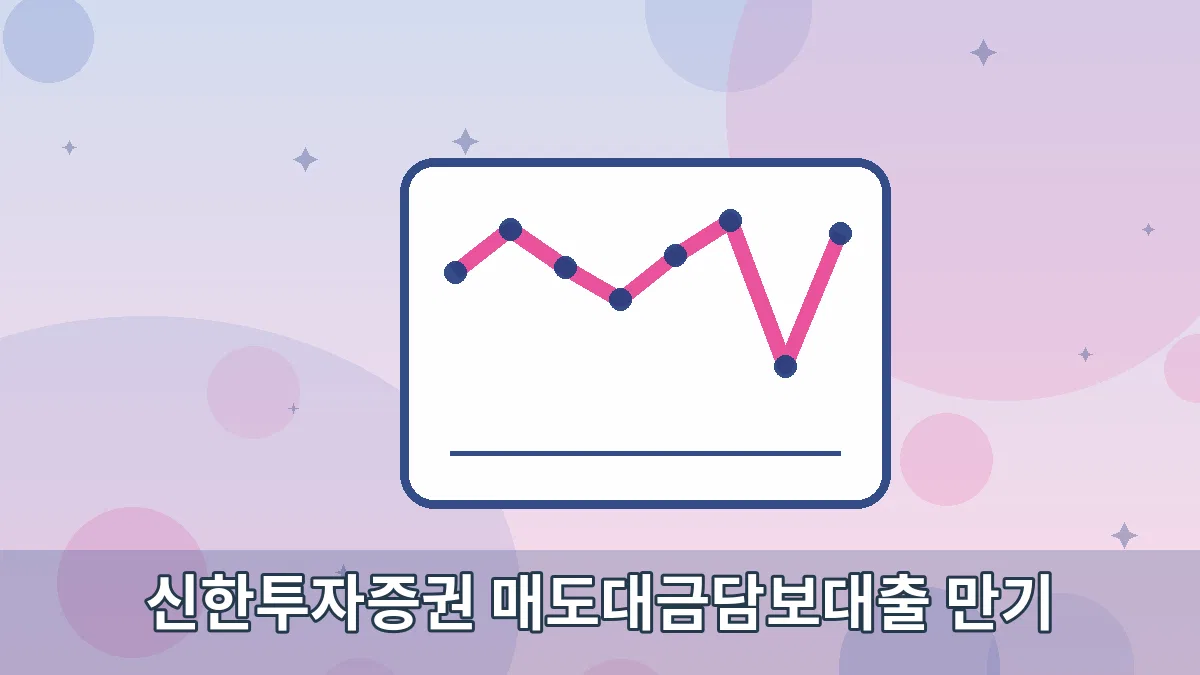 신한투자증권 매도대금담보대출 만기 안내 이미지 2