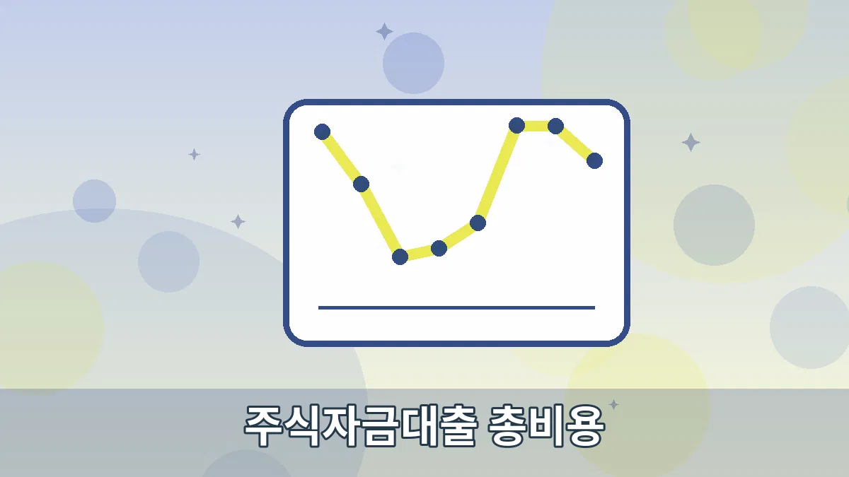 주식자금대출 총비용 안내 이미지 5