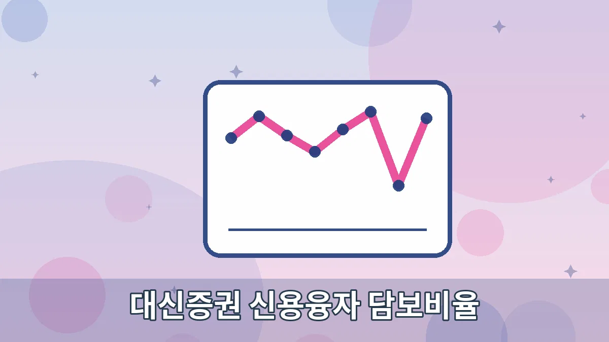 대신증권 신용융자 담보비율 안내 이미지 2