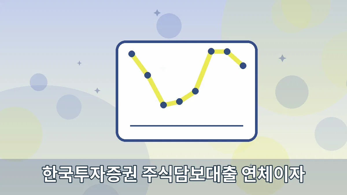 한국투자증권 주식담보대출 연체이자 안내 이미지 5
