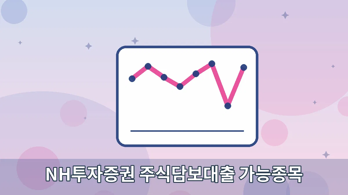 NH투자증권 주식담보대출 가능종목 안내 이미지 2