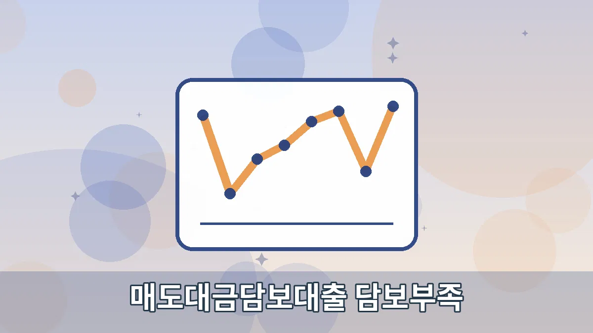 매도대금담보대출 담보부족 안내 이미지 4