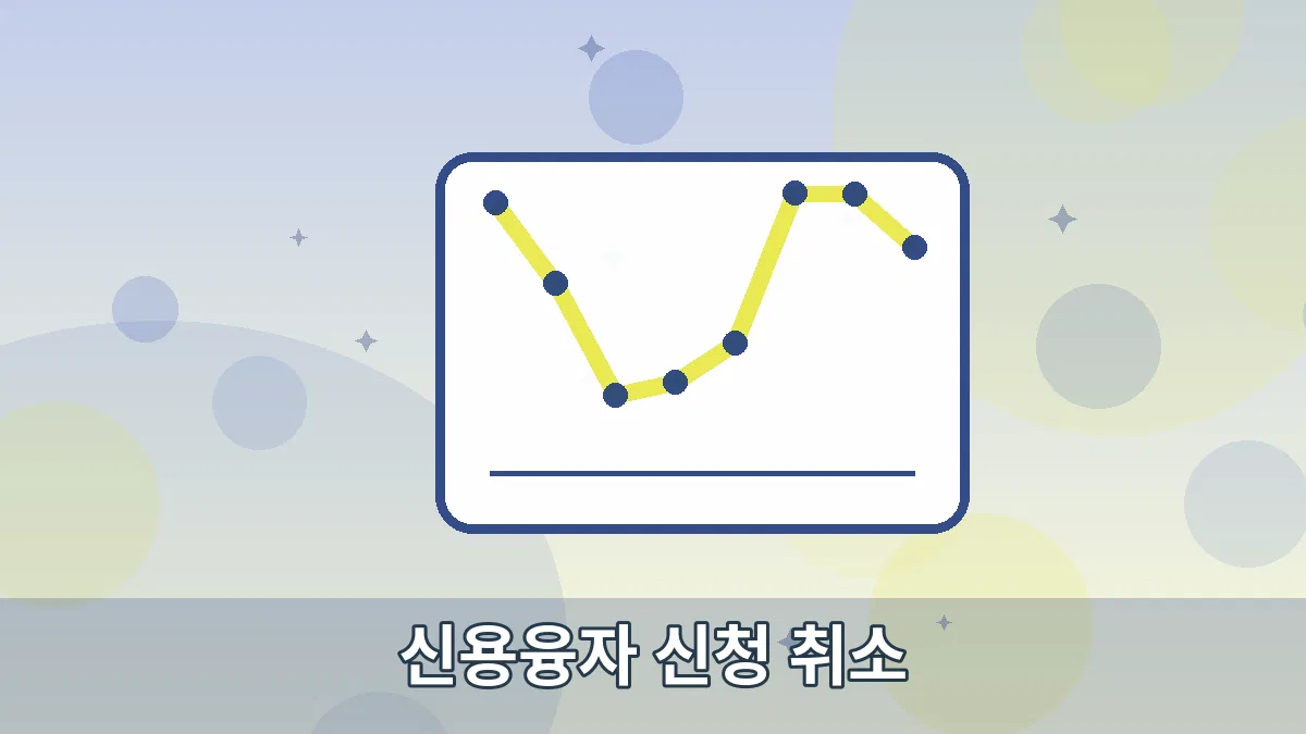 신용융자 신청 취소 안내 이미지 5